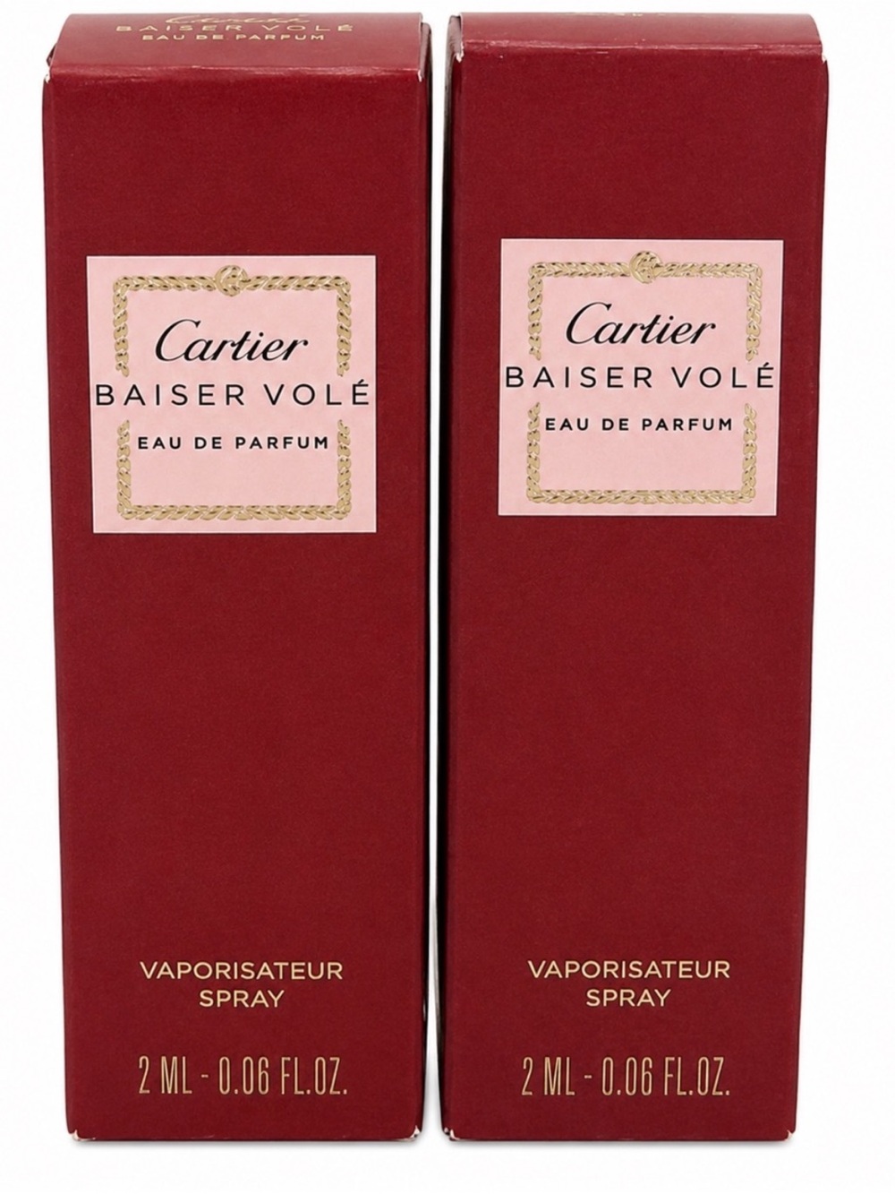 Cartier fragrance sample bundle - 4 piece set